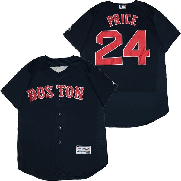 Boston Red Sox #24 David Price Red Sox 24 Blue Elite