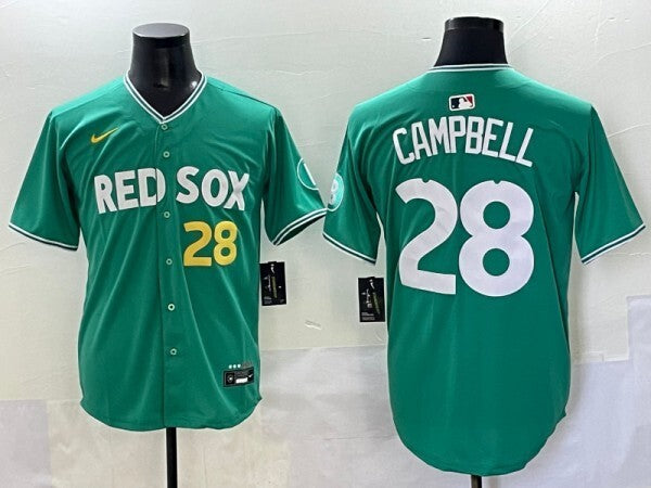 Boston Red Sox #28 Kristian Campbell Red Sox Collaboration Style 6