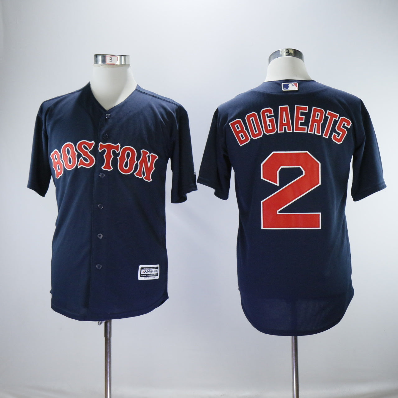 Boston Red Sox #2 Xander Bogaerts Red Sox 2 Blue Fan