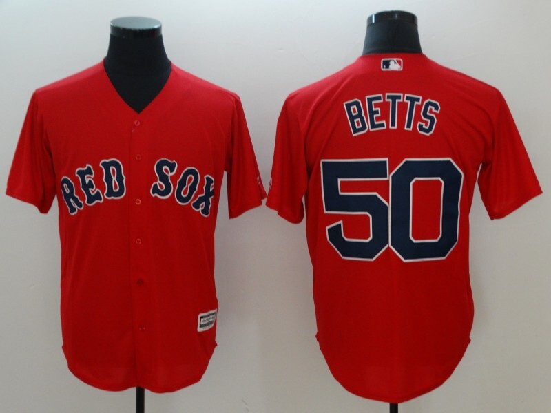 Boston Red Sox #50 Mookie Betts Style 4