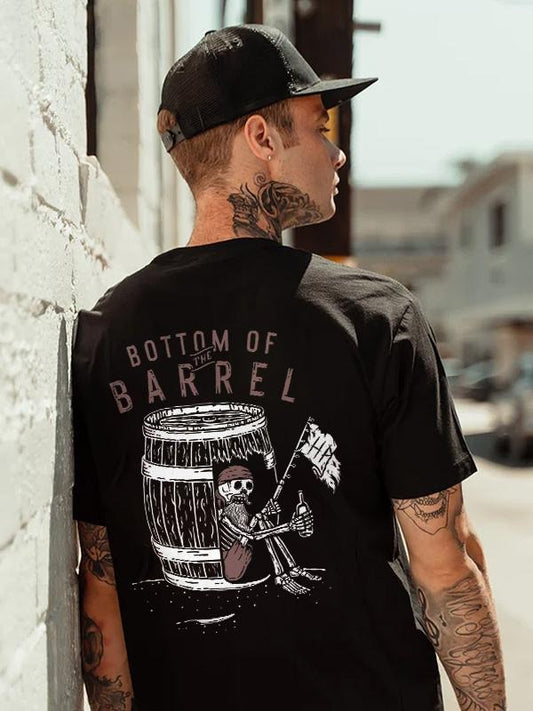 Bottom Up The Barrel Printed Men's T-shirt - Naughty Clothes Men Hoodie, Sweatshirt | WearSparks.com