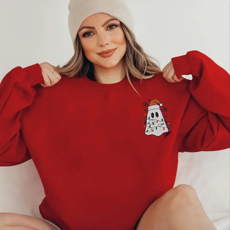 Boujee Christmas sweatshirt, Merry and Bright Shirt, Christmas Crewneck, Holiday Sweater, Booojee Funny Xmas Shirt,...
