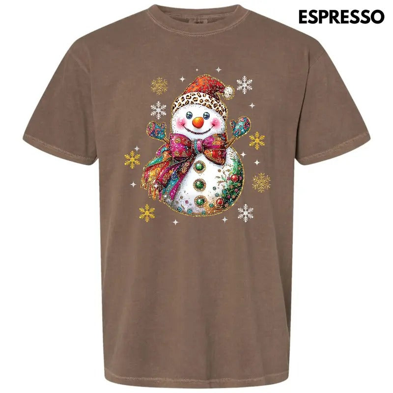 Boujee Snowman Comfort Colors T-Shirt 'NLB' Hoodie, Sweatshirt | WearSparks.com