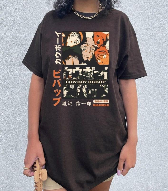 Bounty hunter Vintage Cowboy Bebop IKIGAISEKAI T-shirt Hoodie, Sweatshirt | WearSparks.com