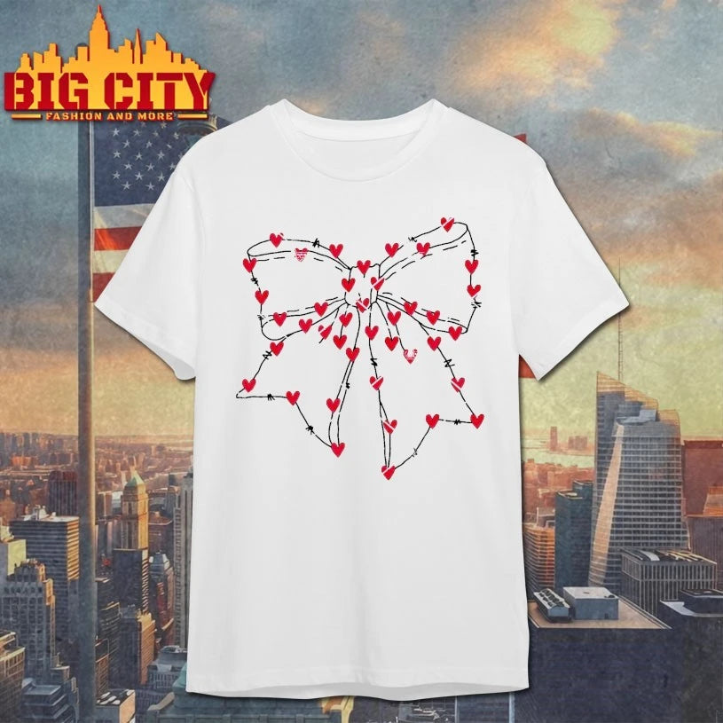Bow Coquette Valentine Heart Bow 2026 shirt
