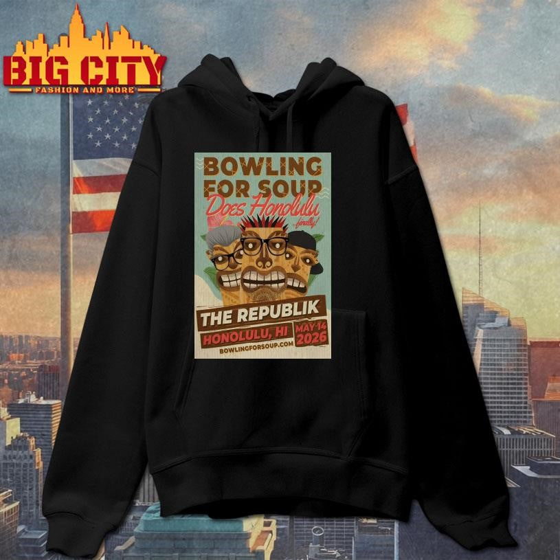 Bowling For Soup Honolulu HI Event May 14 2026 Poster Shirt