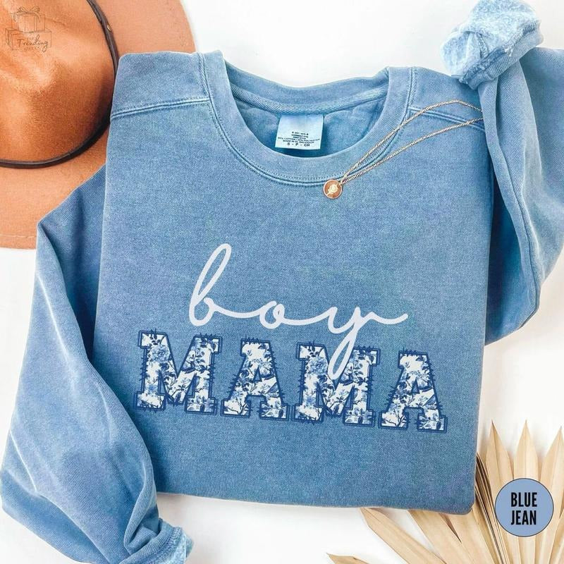 Boy Mama Sweatshirt, Toile Boy Mama Shirt, New Mom Pregnancy Announcement, Mother's day Shirt, Gender Reveal Hoodie, Baby...
