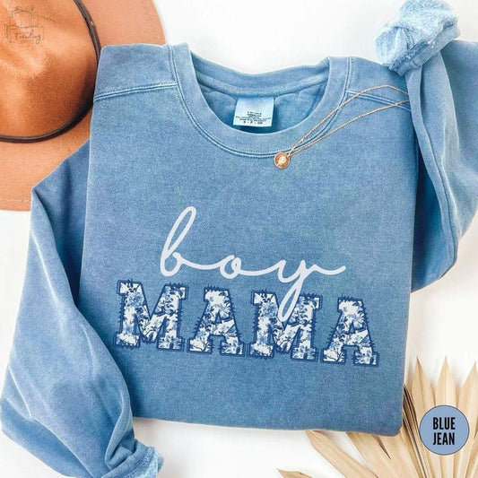 Boy Mama Sweatshirt, Toile Boy Mama Shirt, New Mom Pregnancy Announcement, Mother's day Shirt, Gender Reveal Hoodie, Baby...