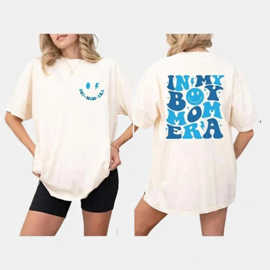 Boy Mom Era Shirt, In My Boy Mom Era T-Shirt, Boy Mama Shirt, Expecting Mom Gift, Gender Reveal Outfit, New Mom Gift, Boy...
