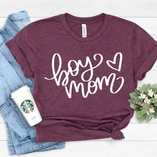 Boy Mom Shirt Mothers Day Shirt Boy Mama Shirt Mom Of Boys Shirt Cute Mom Shirt Gift For Mom Future Mom Shirt Son Mom...
