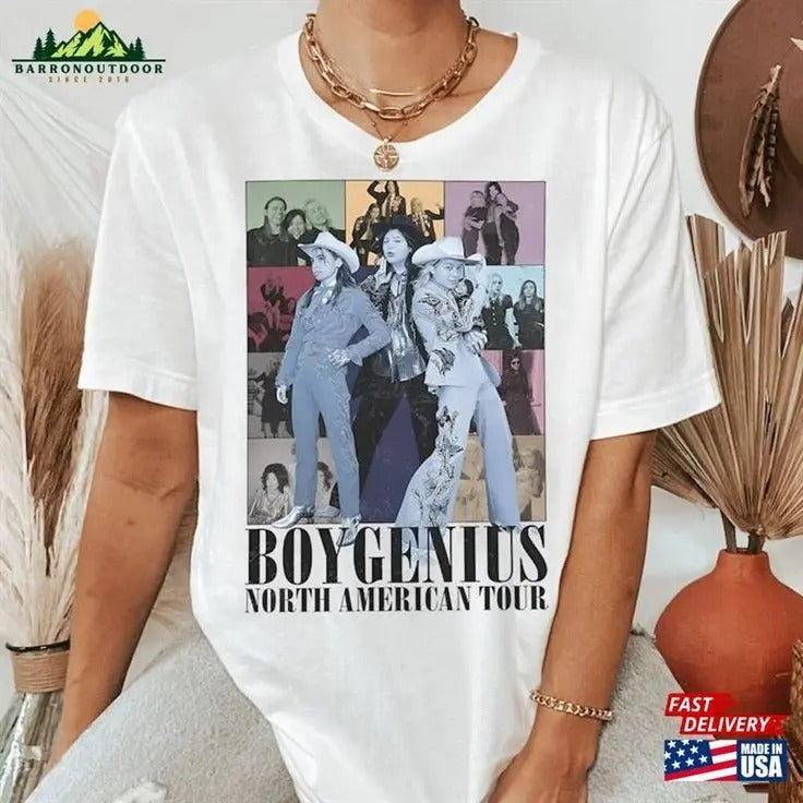 Boygenius Retro Shirt, The Record Indie Rock Music Tour Graphic Tee Hoodie, Sweatshirt | WearSparks.com