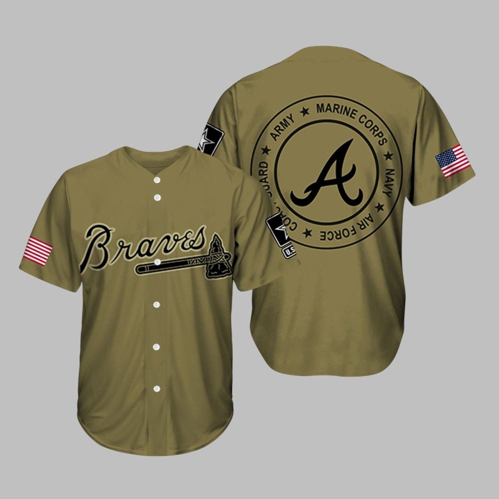 Braves Military Appreciation Night 2025 Jersey - Grishko.com T-Shirts, Hoodie, Sweatshirt | WearSparks.com (Image 1)