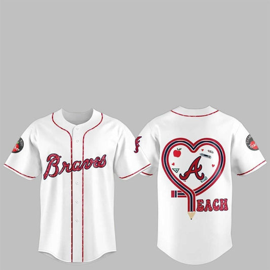 Braves Teacher Appreciation Jersey 2025 - Grishko.com T-Shirts, Hoodie, Sweatshirt | WearSparks.com (Image 1)