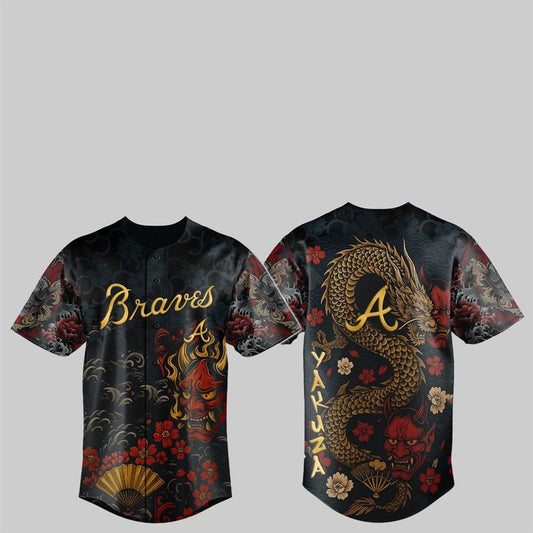 Braves Yakuza Dragon Oni Jersey 2025 - Grishko.com T-Shirts, Hoodie, Sweatshirt | WearSparks.com (Image 1)