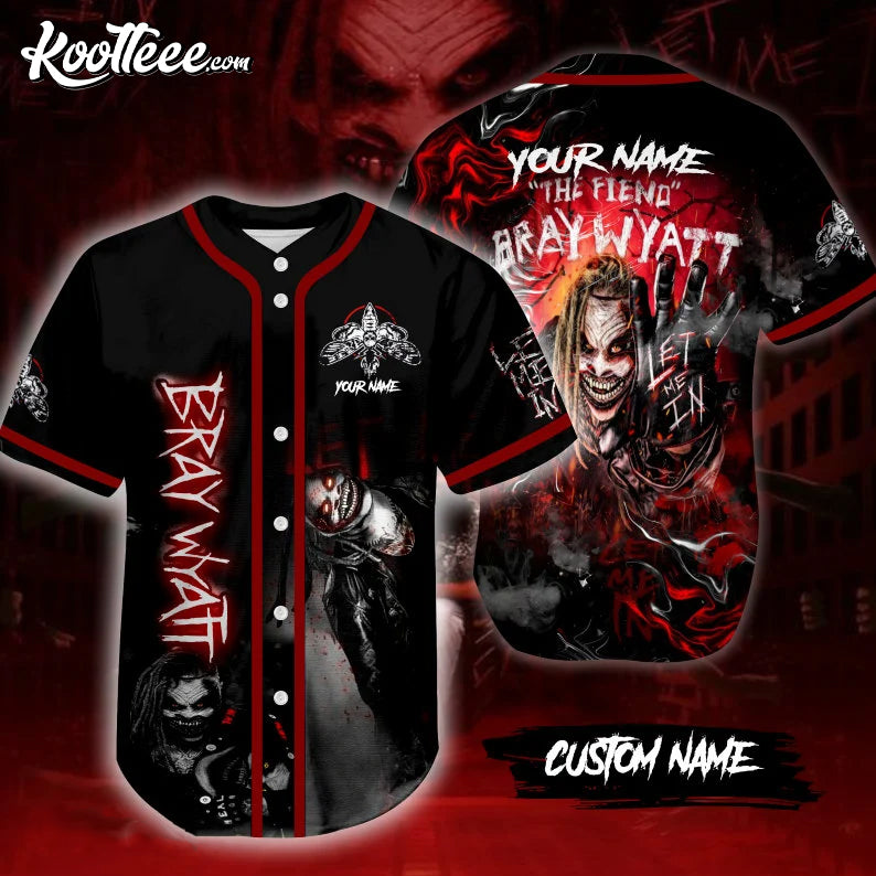 Bray Wyatt Custom Baseball Jersey