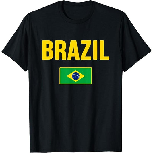 Brazil Brazilian Flag Brasil Bandera Bandeira T-Shirt made in usa Hoodie, Sweatshirt | WearSparks.com