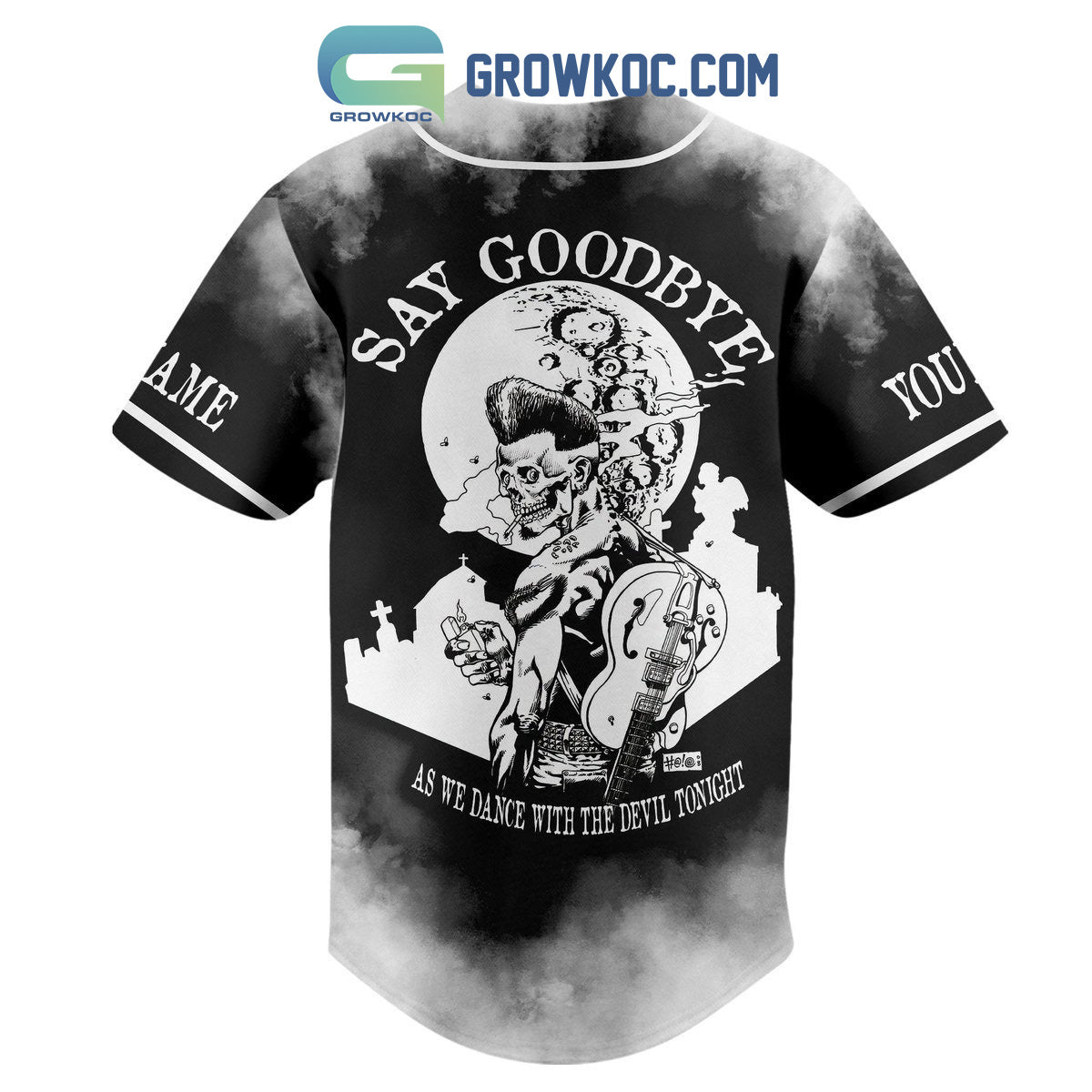 Breaking Benjamin Say Goodbye As We Dance With The Devil Tonight Personalized Baseball Jersey