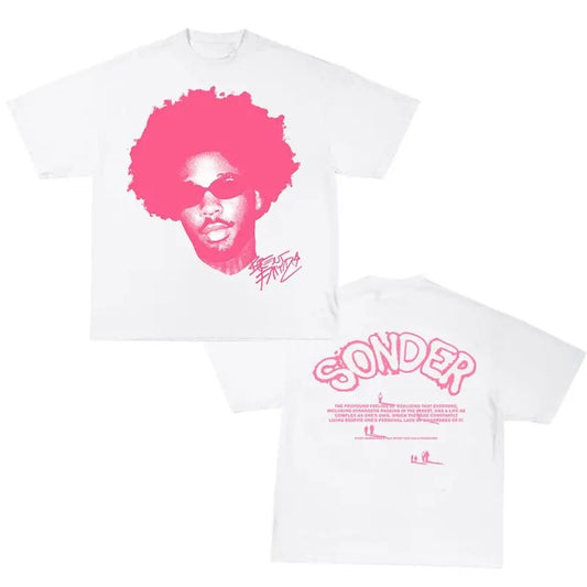 Brent Faiyazzzz Pink Hip Hop Tee, Rap Concert Shirt, Ideal Fan Gift Classic Cotton Fabric Menswear Hoodie, Sweatshirt