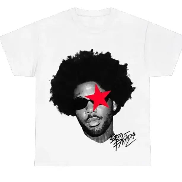 Brent Red Star Graphic Tee Gift For Fans Rap Music Fayaiz Classic Cotton Hoodie, Sweatshirt | WearSparks.com