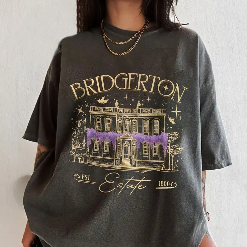 Bridgerton State T-Shirt, Penelope Colin Bridgerton Season 3 Shirt, Bridgerton Gift, Lady Whistledown Fanstyle{n002}2...