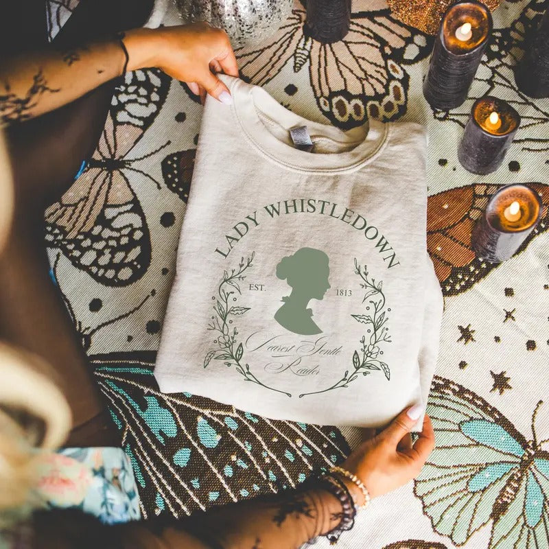 Bridgerton Sweatshirt, Lady Whistledown Crewneck, Bookish Merch, Booktok Hoodie, Dearest Gentle Reader Sweatshirt, Gifts...
