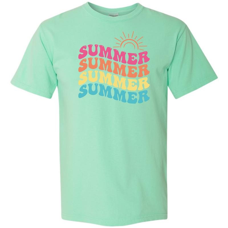 Bright SUMMER Comfort Colors T-Shirt 'NLB' Hoodie, Sweatshirt | WearSparks.com
