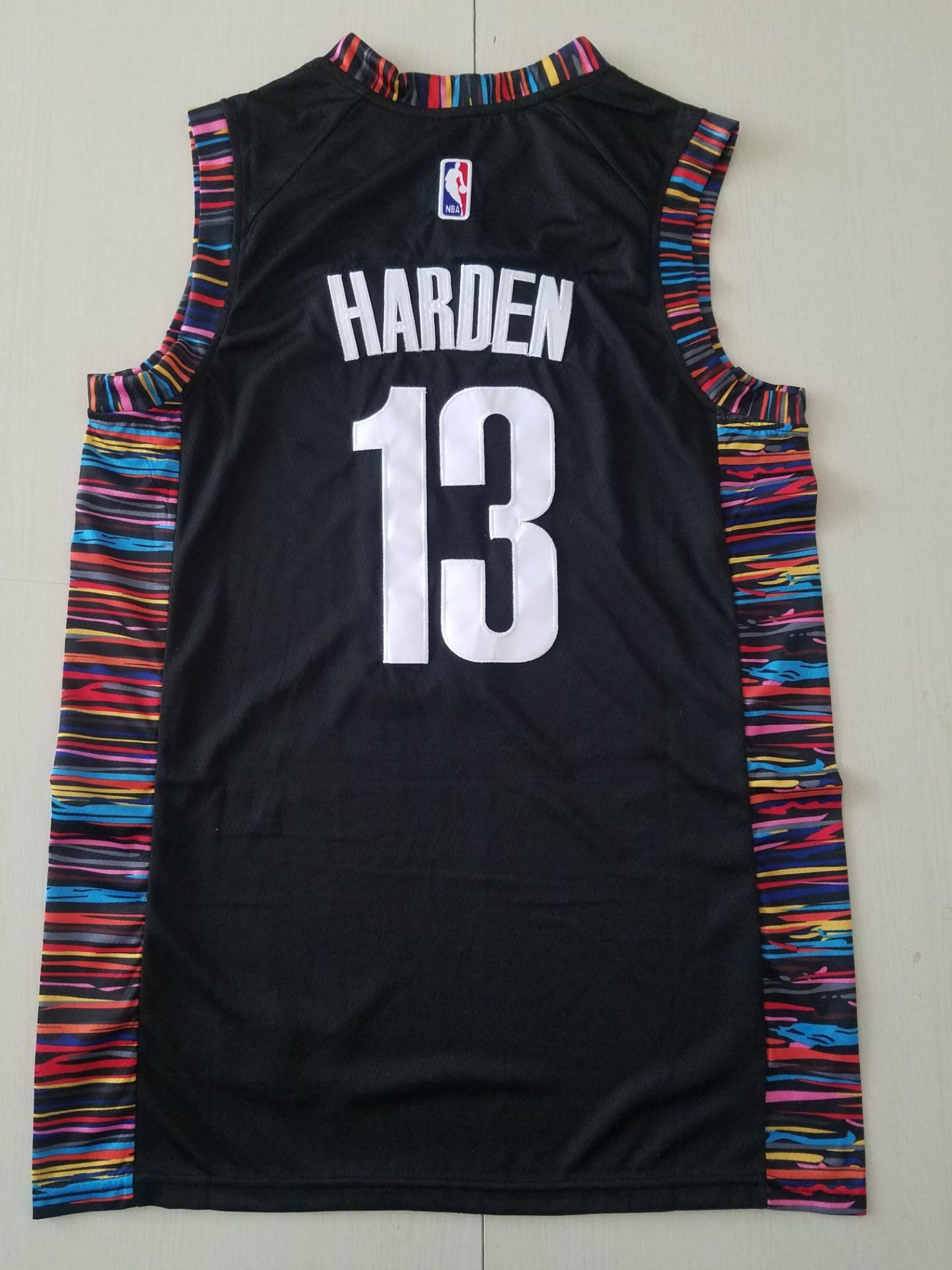 Brooklyn Nets #13 James Harden Nets 13 Black City S-XXL Style 1