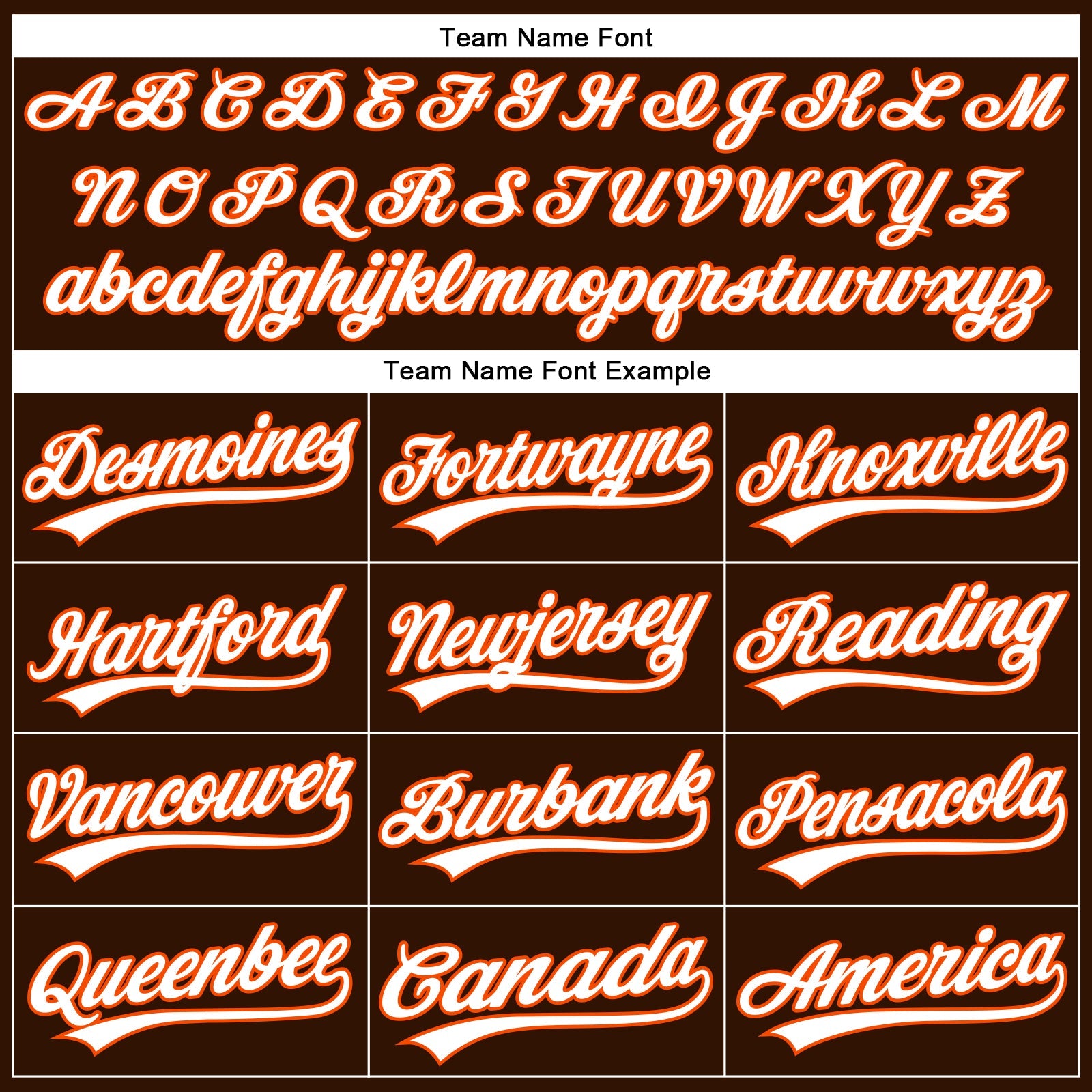 Custom Brown White Pinstripe Orange Authentic Baseball Jersey