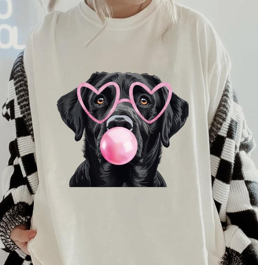 Bubblegum BLACK LAB Shirt ~ Unisex Apparel Relaxed Fit Printed In The USA Clothing Womenswear Casual Comfort Cotton Top...
