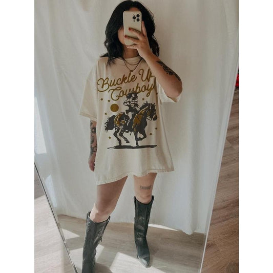 Buckle Up Cowboy Tee, Western trendy country t shirt, horse shirt, cowgirl  T-shirt, sweater and Hoodie vintage shirt...