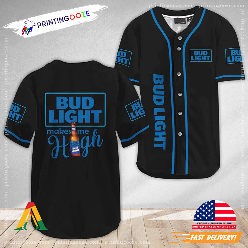 Bud Light Make Me High Baseball Jersey