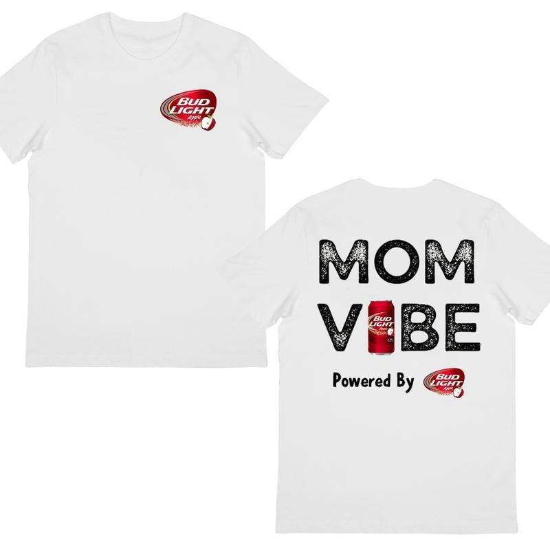 Bud Llght T-Shirt, Mom Vibe Graphic, Fun & Trendy Beverage Apparel, Perfect Gift for Moms Hoodie, Sweatshirt | WearSparks.com