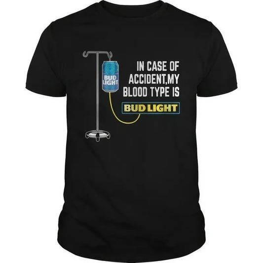 Bud.Light Beer Summer Classic  T-shirt in Cotton for Unisex Hoodie, Sweatshirt | WearSparks.com