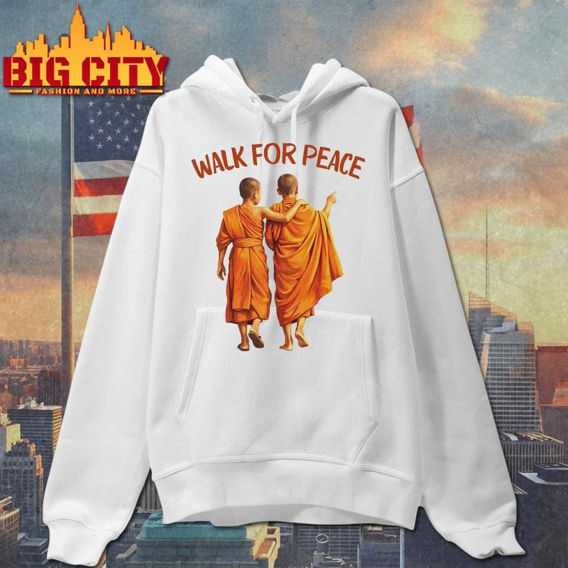 Buddhist Monk Walk For Peace shirt