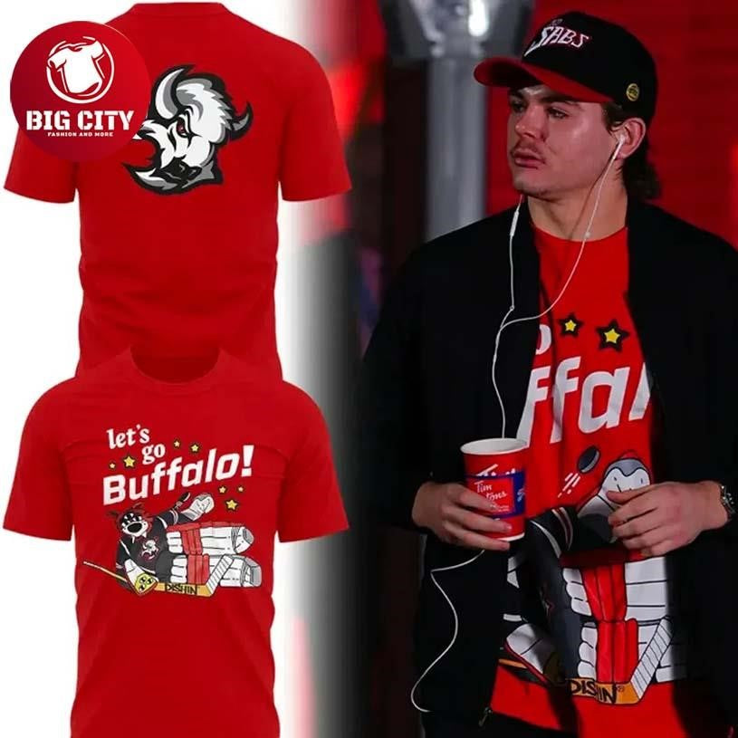 Buffalo Sabres let go Buffalo Red Two Sided Shirt
