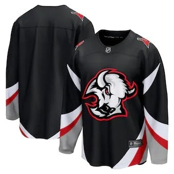 Buffalo Sabres Blank black alternate premier breakaway-player jersey