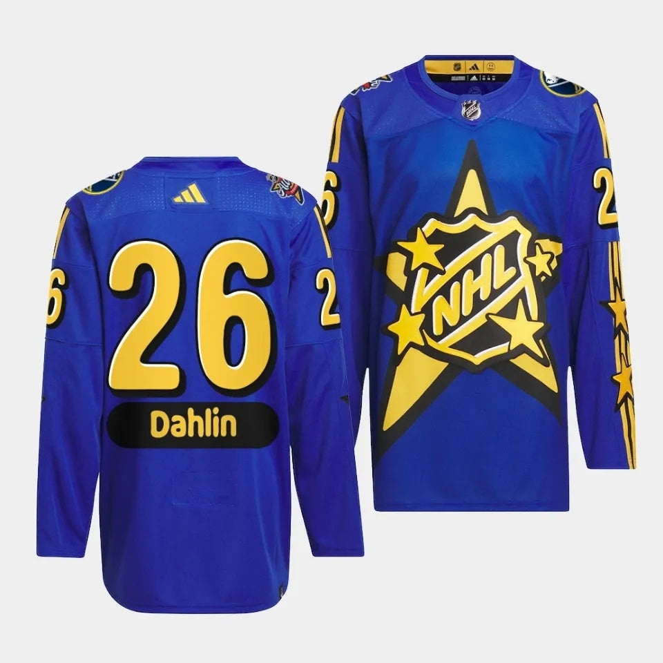 Buffalo Sabres #26 Rasmus Dahlin 2024 NHL All-Star Blue Jersey Style 1