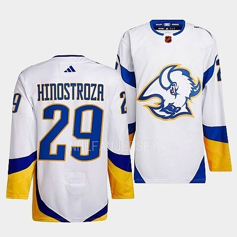 Buffalo Sabres #29 vinnie-hinostroza-white-2022reverse-retro-2.0-authentic-primegreen-jersey_conew1