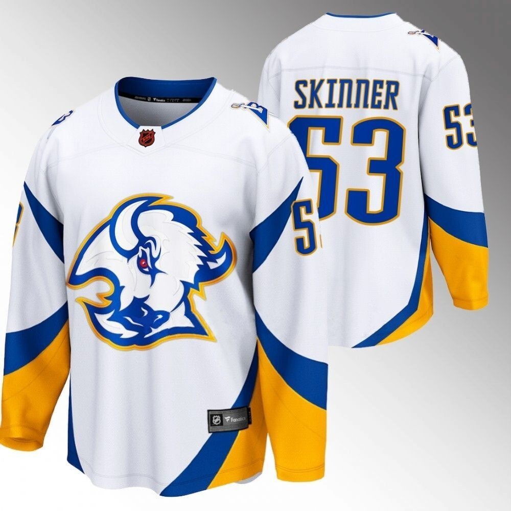 Buffalo Sabres #53 Jeff Skinner white 2022 special edition 2.0 breakaway retro jersey