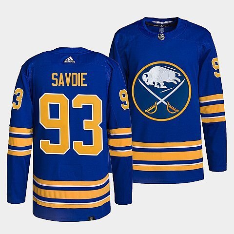 Buffalo Sabres #93 matthew-savoie-royal-authentic-primegreen-2022-nhl-draft-homejersey