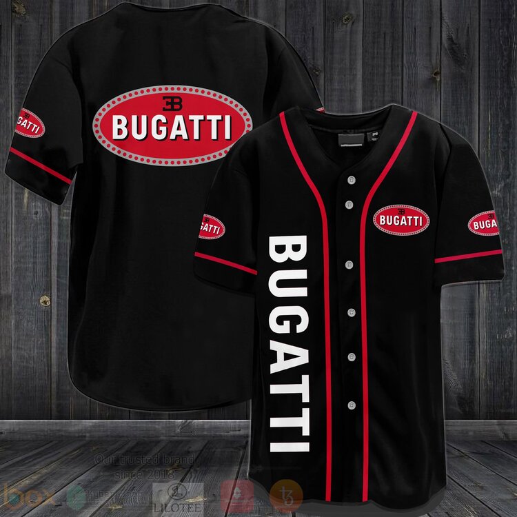 FASHION Bugatti Baseball Jerseys Botton Shirt