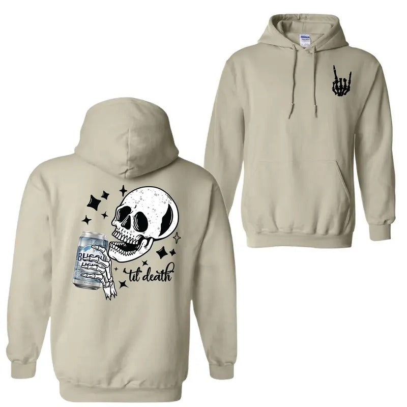 Bull Energy Drink 2 Sided Hoodie Sweatshirt T-shirt, Busch Light Til Death Hoodie For Men And Women | WearSparks.com