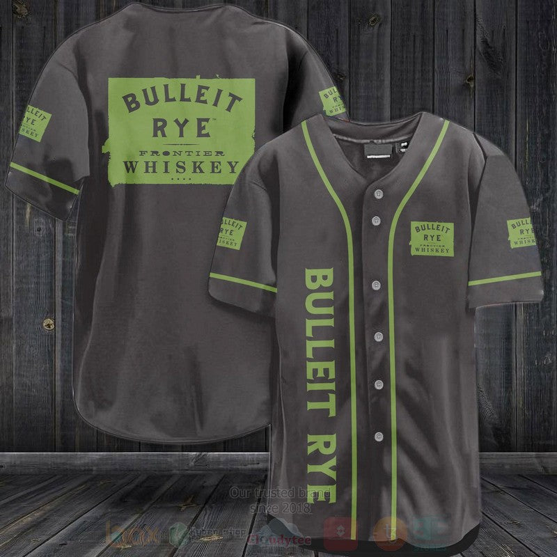 FASHION Bulleit Rye Whiskey Baseball Jerseys Botton Shirt