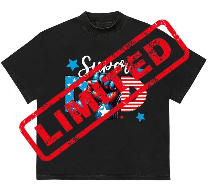 Bundle Super Dad T-Shirt Casual, Comfy, and Stylish Soft Cotton Unique Graphic Print for Standout Styl Hoodie, Sweatshirt
