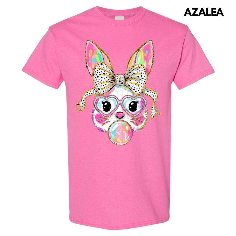Bunny Coquette Brushstroke Gildan Short Sleeve T-Shirt Hoodie, Sweatshirt | WearSparks.com