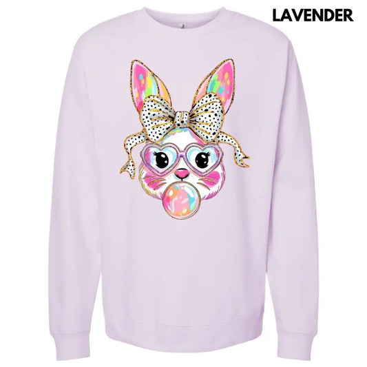 Bunny Coquette Brushstroke Sweatshirt T-Shirts, Hoodie | WearSparks.com