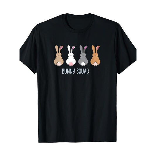 Bunny Squad Funny Ironic Rodent Rabbits Team T-Shirt, Men's T-Shirt, 220g made in usa Hoodie, Sweatshirt | WearSparks.com