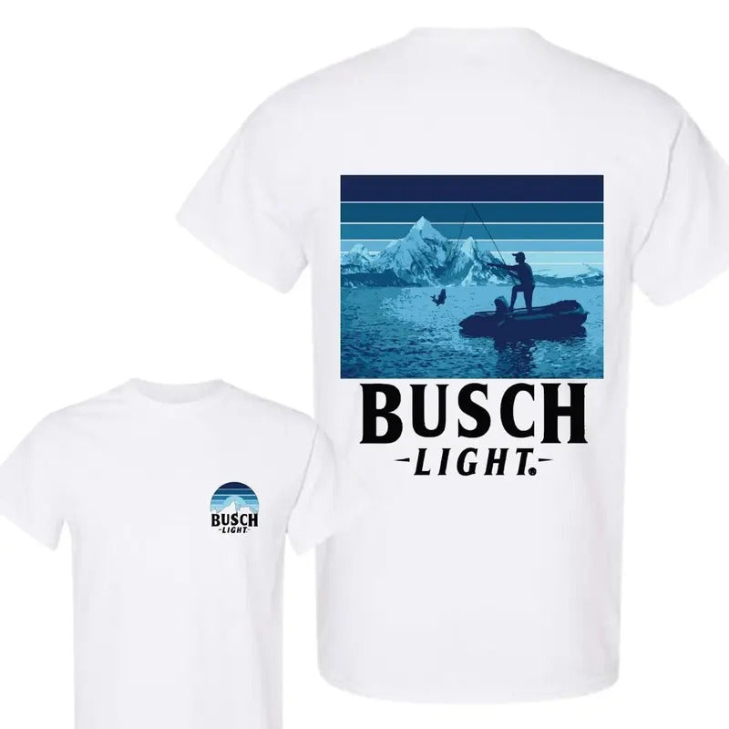 Busch Light 2 Sided T-Shirt, For Men And Women, Trendy Shirt Top Cotton Hoodie, Sweatshirt | WearSparks.com