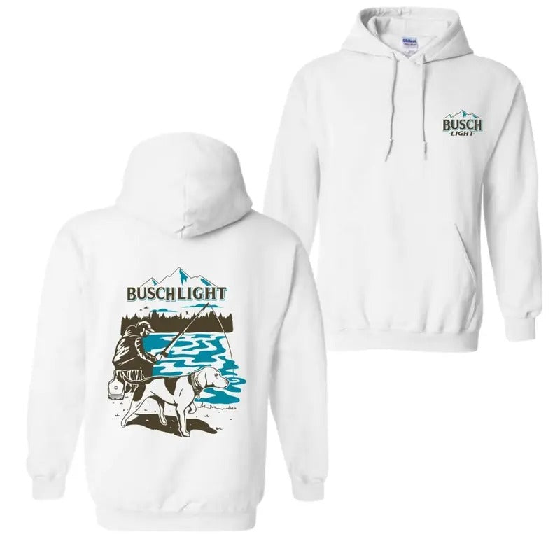 Busch Light 2024 2 sided Hoodie For Men For Women Trendy Hoodie, T-Shirt Comfotable Fabric Sweatshirt | WearSparks.com