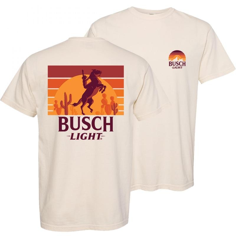 Busch Light Cowboy Sunset T-Shirt Hoodie, Sweatshirt | WearSparks.com